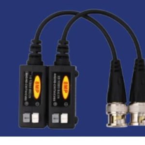 SAXXON VB - 01 Par de Transceptores Pasivos 4K 8MP Video Baluns, Botón Push Superior, Empalmes Ordenados, 4K hasta 150m, 4MP a 200m, 1080p hasta 250m