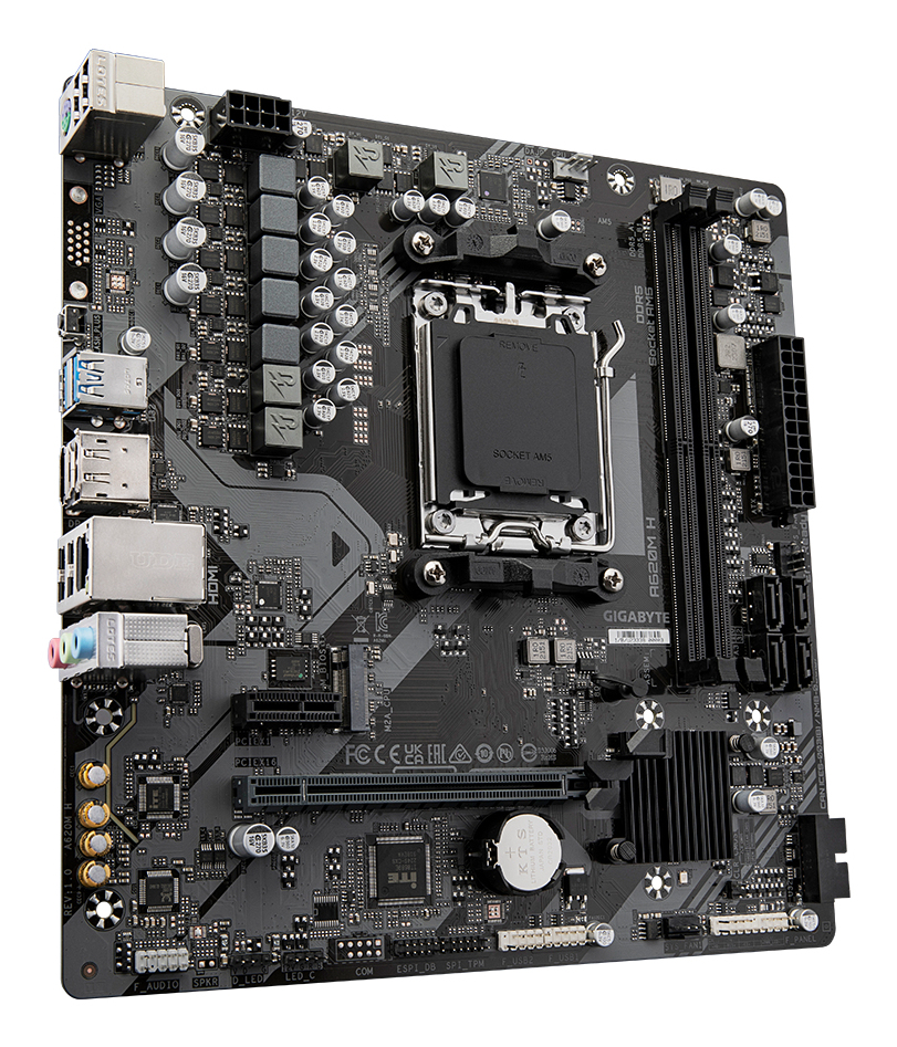 TARJETA MADRE GIGABYTE ATX A620M H, DDR5, AM5, 128 GB, PARA AMD