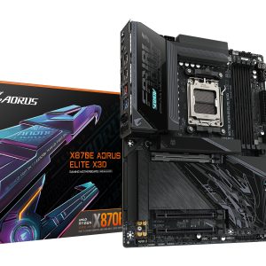 TARJETA MADRE GIGABYTE ATX X870E A ELITE X, DDR5, AM5, 256 GB, PARA AMD