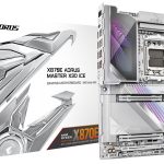TARJETA MADRE GIGABYTE ATX X870E A MASTER X ICE, DDR5, AM5, 256 GB, PARA AMD