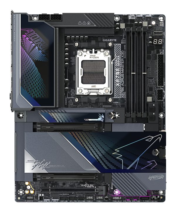 TARJETA MADRE GIGABYTE ATX X870E A MASTER X, DDR5, AM5, 256 GB, PARA AMD