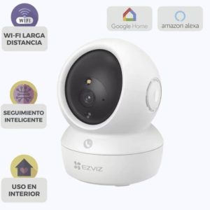 Cámara PT EZVIZ CSH6C/3MP, Inalámbrico y alámbrico, Techo/Pared/Escritorio, 3 MP