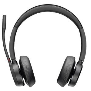 HP Poly Voyager 4320 (77Y98AA). Auriculares&nbsp; inalámbricos biaurales con tecnología Bluetooth 5.2. USB-A + Dongle BT700, Cancelación de ruido, Carga rapida.
