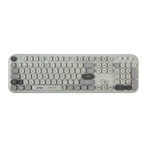 Kit Teclado y mouse Inalámbricos 2.4hz Creator Chic K-Colors MK485 Advanced Series Teclado Inalambrico Dongle 2.4Mhz, Rango 10m, 105 teclas