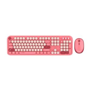 Kit Teclado y mouse Inalámbricos 2.4hz Creator Chic K-Colors MK485 Advanced Series Teclado Inalambrico Dongle 2.4Mhz