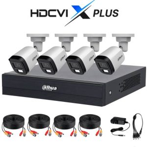 Kit de Videovigilancia DAHUA 4 canales KIT DE 4 CH 2MP KITXVR1B04-I/T/4-B1A21N