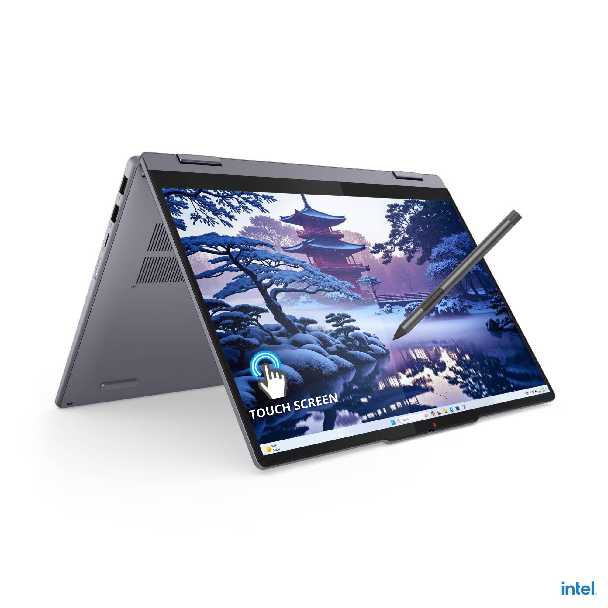 Lenovo IdeaPad 5 2-in-1 14IAL10, 83KR004FLM, Core Ultra 5 225H, RAM 16GB, Almacenamiento 512GB, TOUCH, W11 Home, 1 Año de garantia