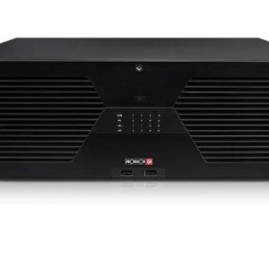 NVR de 128 canales Via Red, soporta cámaras IP de hasta 16 MP,Soporta 16 HDD 10 TB, 4K HDMI, analítico de Reconocimiento facial, NDDA, Check Point