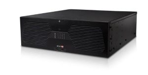 NVR de 128 canales Via Red, soporta cámaras IP de hasta 16 MP,Soporta 16 HDD 10 TB, 4K HDMI, analítico de Reconocimiento facial, NDDA, Check Point