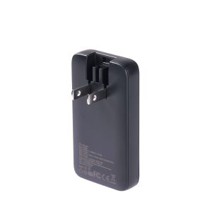 OV-S65W Adaptador de Corriente GaN 65W con puertos PD 3.0 & QC 4.0 Sin Cables (USB C + USB A) marca Ovaltech