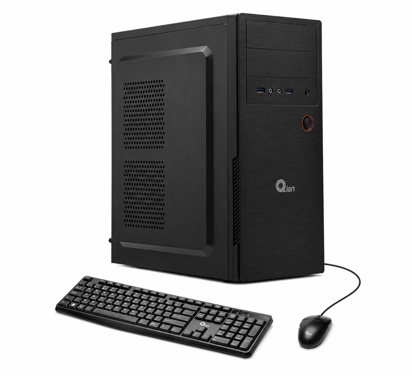 PC Office QIAN gabinete QIAN mini, Core i5 14400, Motherboard H610, RAM 8DDR4 3200 MHz