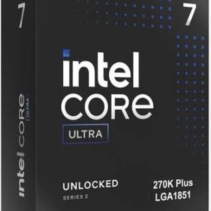 Procesador Intel® Core™ Ultra 7 Plus, BX80768270K, 3.2 Ghz, 24 núcleos, LGA 1851, 36 TOPS (SIN DISIPADOR
