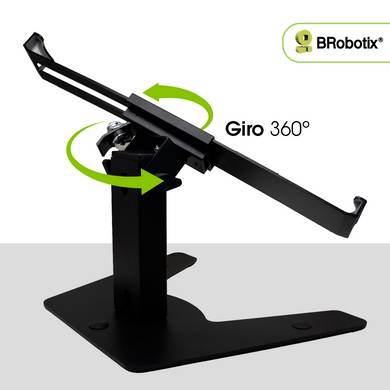 SOPORTE PARA TABLETA, ANTIRROBO, UNIVERSAL 10-13 PULGADAS, BROBOTIX 406863