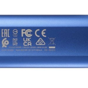 SSD Externo ADATA SE880 1TB. Interfaz USB 3.2 Gen 2 X2, Puerto USB-C. Color AZUL. Numero de parte AELI-SE880-1TCBU