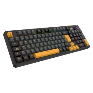 Teclado Gamer Inalámbrico DEFEAT LEVEL GK3 Balam Rush Pantalla Inteligente IPS 1.14 pulgadas