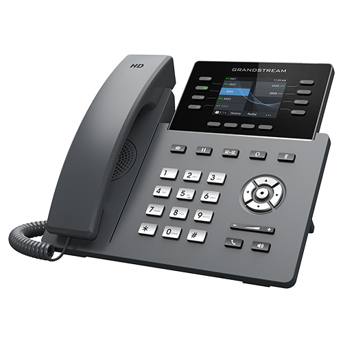 Teléfono IP Profesional Carrier de 8 líneas con 6 cuentas SIP, WiFi, Bluetooth, GDMS, Gigabit con Poe