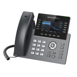 Teléfono IP grado operador de 10 líneas con 5 cuentas SIP, WiFi, Dos pantallas LCD, Bluetooth, GDMS, Gigabit con Poe