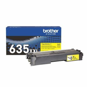 Tóner Brother Valor TN635XXLY amarillo, rendimiento aproximado 6,500 páginas, compatible solo con MFCL8730CDW
