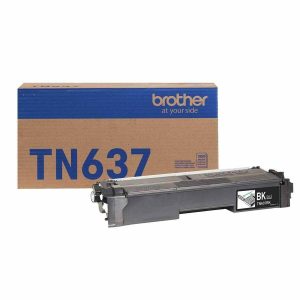 Tóner Brother Valor TN637BK negro, rendimiento aproximado 10,000 páginas, compatible con HLL8570CDW, MFCL8730CDW, MFCL8970CDW