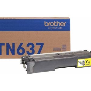 Tóner Brother Valor TN637Y amarillo, rendimiento aproximado 10,000 páginas, compatible con HLL8570CDW, MFCL8730CDW, MFCL8970CDW