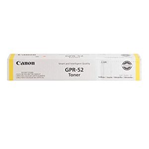 Tóner CANON GPR-52, 16500 páginas, Amarillo, Canon