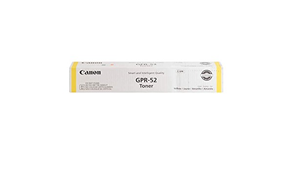 Tóner CANON GPR-52, 16500 páginas, Amarillo, Canon