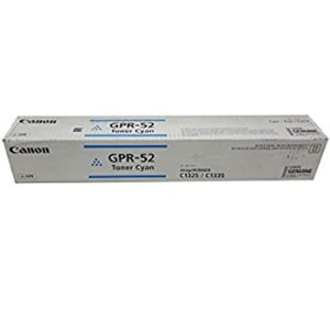 Tóner. Canon GPR-52 CIAN. Aproximadamente 16.500 páginas de rendimiento