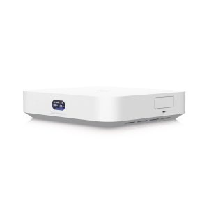 Ubiquiti UCG-MAX - Cloud Gateway UniFi, 4 puertos LAN de 2.5GbE, 1 puerto intercambiable a WAN, 1 puerto WAN de 2.5GbE, Balanceo de carga, 1.5Gbps con IDS/
