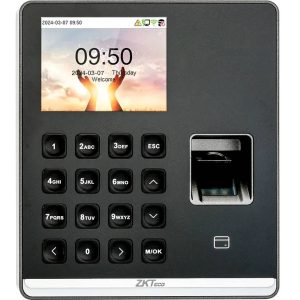 ZKTECO SenseFP M1 -Control de Asistencia con Huella (500), Tarjeta125 kHz (500), Contraseña (500), 100,000 Eventos, Wi-Fi (Compatible con ZKBio Zlink)