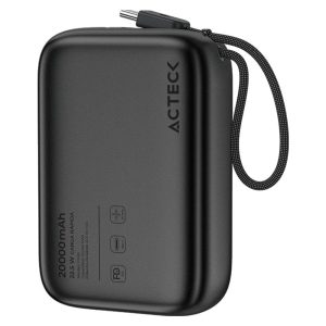 Cargador Powerbank Acteck Energon GO Plug Max PG80 Cargador Powerbank 20,000 mAh