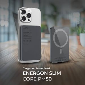 Cargador Powerbank Acteck Energon GO Slim Pro PM50 Cargador Powerbank 5,000 mAh