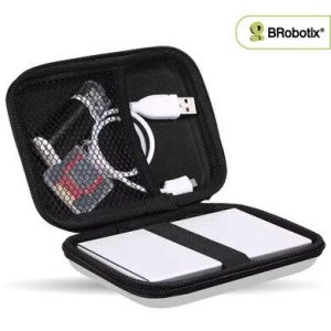ESTUCHE PROTECTOR PARA GABINETE DE 2.5 PULGADAS, COLOR GRIS LISO, BROBOTIX 406832