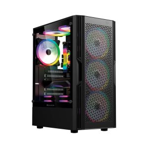 Gabinete Gamer Media Torre ATX DRAGONFLY VENTRA GM570 Factor: ATX, Micro Atx - Mini ITX