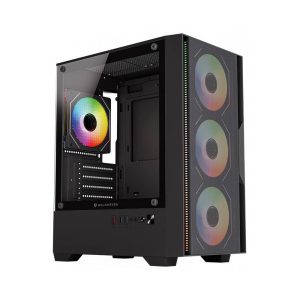 Gabinete Gamer Mini Torre NITROX EDGE PRO AIRCOOL 4900C