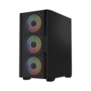 Gabinete Gamer Mini Torre NITROX EDGE PRO AIRCOOL 4900C