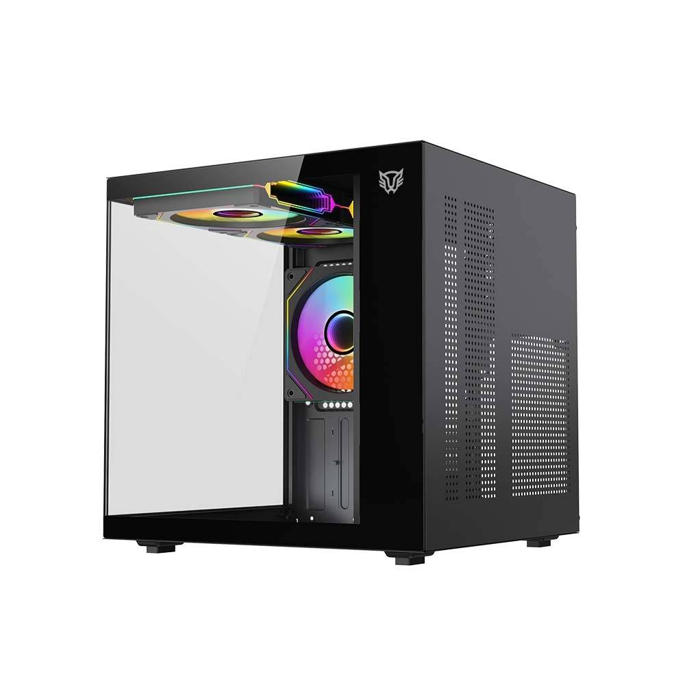 Gabinete Gamer Mini Torre TANK GLOW MINI 3500 Factor: Micro Atx - Mini ITX