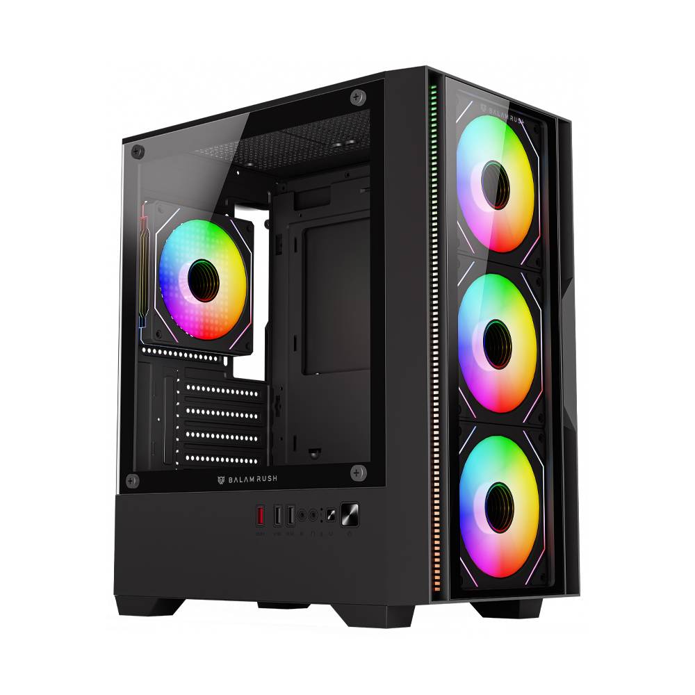 Gabinete Mini Torre NITROX EDGE PRO CRYSTAL 4900C Factor: Mini ITX