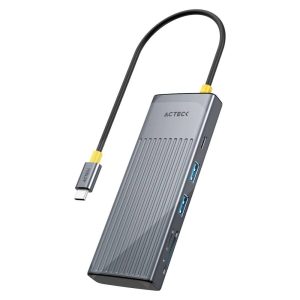 Hub USB 7 en 1 Nexus Dock PRO HN920 ACTECK HUB 7 en 1, 1 Puerto HDMI 4K/60Hz, 2 Puertos USB-A 3.2 5Gbps