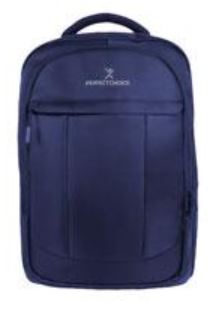 Mochila para Laptop AZUL PC-083757 PERFECT CHOICE PC-083757, 17 pulgadas, Mochila, Azul, Poliéster