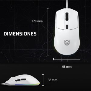 Mouse Gamer Alámbrico DRIFT PLUS MG3 BALAM RUSH Conectividad USB A, 6 Botones, RGB, Clic Silencioso