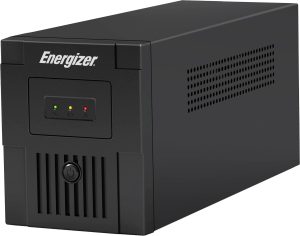 No Break Energizer 1500VA/900W (ERENUPS15VA). AVR, 2 bat. 12V/9AH, 8 contactos (4 respaldo), LED/Alarma. Cert. RoHS/NOM/CE. 2 años gtía.