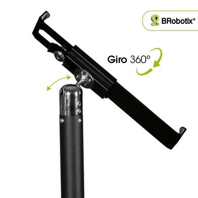 SOPORTE DE PISO PARA TABLETA, ANTIRROBO UNIVERSAL 10-13 PULGADAS, BROBOTIX 406856